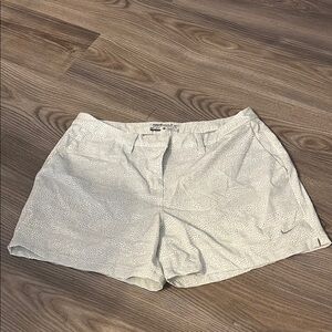 Nike White Cargo Shorts Lightweight Cotton